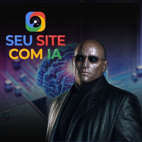 Mockup do curso Como Criar Seu Site com I.A.